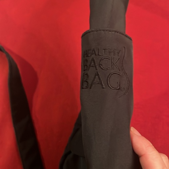 Healthy Back Bag, black, cross body bag. Lots of pockets inside and out. - Picture 6 of 11